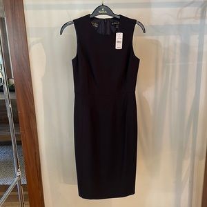 Brand new with tags, size 0 navy Brooks Brothers sleeveless shift dress